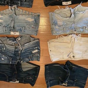 Hollister size 3 and 5 shorts